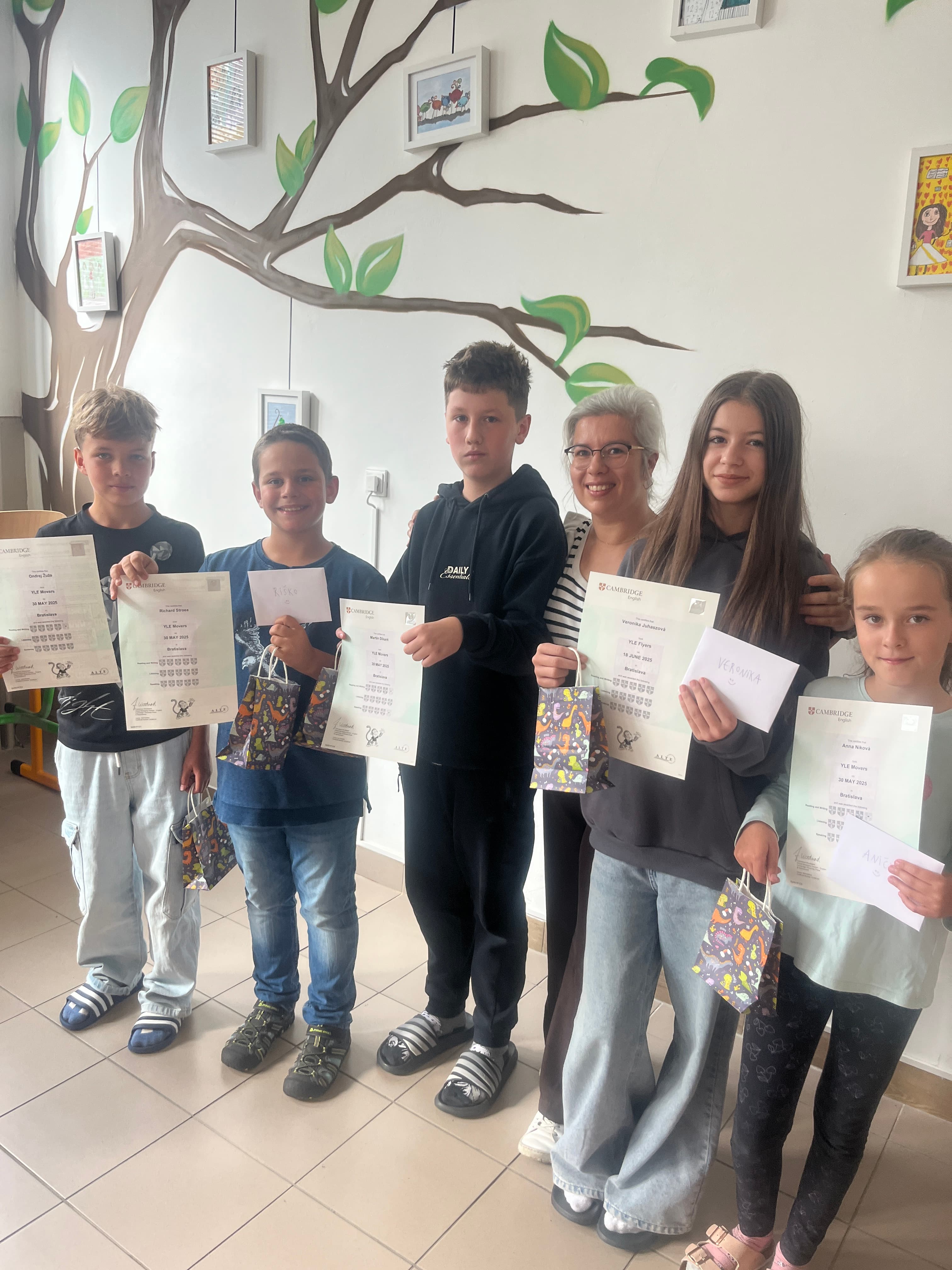 Teenageri s certifikátmi